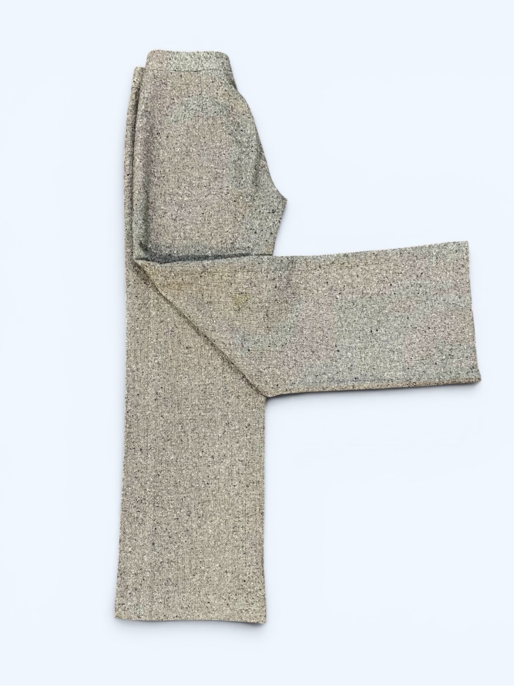 Body by Victoria Bridget Fit Wide Leg Trousers | Size 2 | Gray Tweed